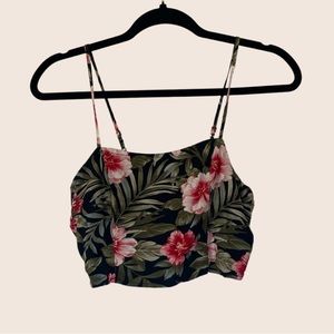 American Eagle Floral Crop Top
